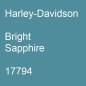 Preview: Harley-Davidson, Bright Sapphire, 17794.